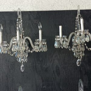 Vintage 10-inch Weiss and Biheller Flush mounts